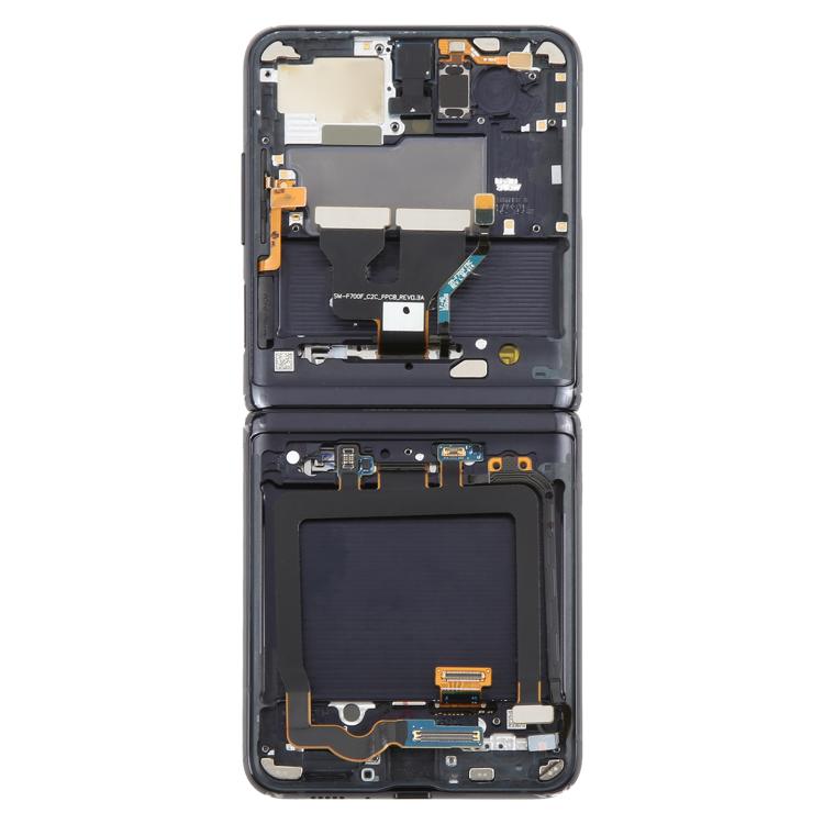 For Samsung Galaxy Z Flip SM-F700 LCD Screen Digitizer Full Assembly with Frame, For Samsung Galaxy Z Flip