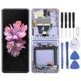 For Samsung Galaxy Z Flip SM-F700 LCD Screen Digitizer Full Assembly with Frame, For Samsung Galaxy Z Flip For Samsung Galaxy Z Flip Purple