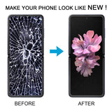 For Samsung Galaxy Z Flip SM-F700 LCD Screen Digitizer Full Assembly with Frame, For Samsung Galaxy Z Flip