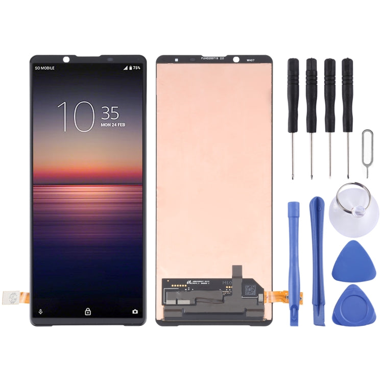 Original LCD Screen and Digitizer Full Assembly for Sony Xperia 1 II, For Sony Xperia 1 II(Original) For Sony Xperia 1 II(Original)