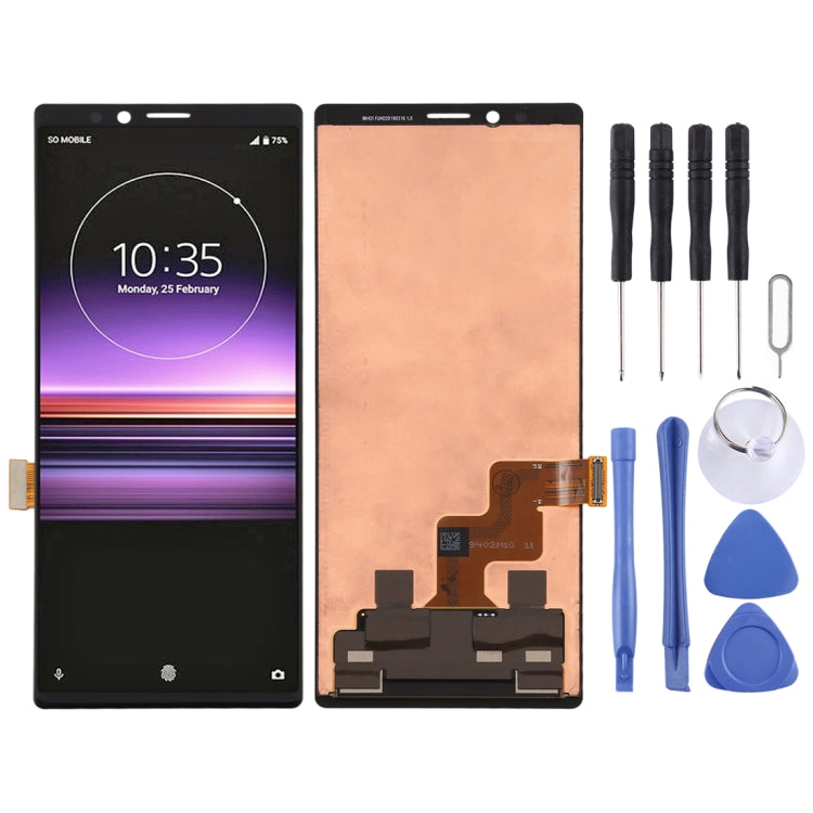 Original LCD Screen and Digitizer Full Assembly for Sony Xperia 1, For Sony Xperia 1 For Sony Xperia 1