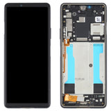 Original LCD Screen For Sony Xperia 10 III SO-52B Digitizer Full Assembly with Frame, For Sony Xperia 10 III(Original)