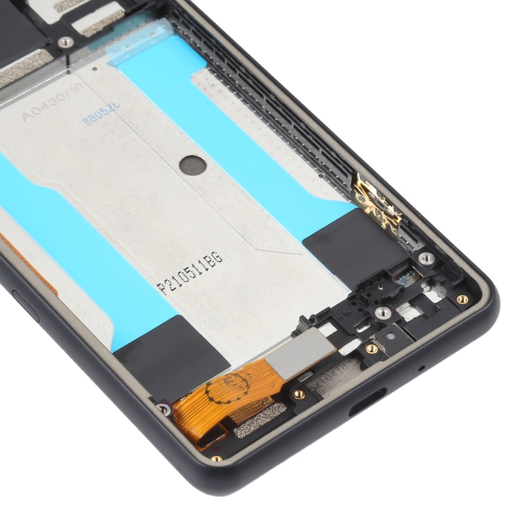 Original LCD Screen For Sony Xperia 10 III SO-52B Digitizer Full Assembly with Frame, For Sony Xperia 10 III(Original)