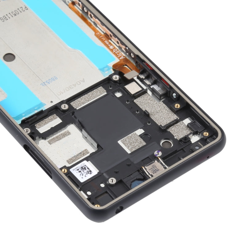 Original LCD Screen For Sony Xperia 10 III SO-52B Digitizer Full Assembly with Frame, For Sony Xperia 10 III(Original)