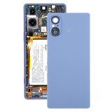 For Sony Xperia 5 V Battery Back Cover with Camera Lens Cover, For Sony Xperia 5 V(Original) For Sony Xperia 5 V(Original) Blue