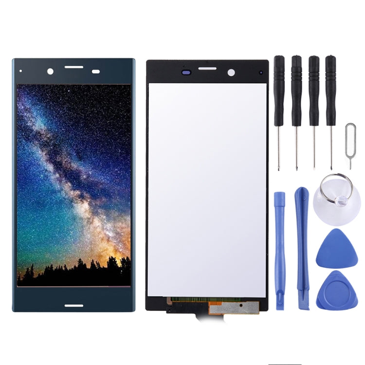 Original LCD Screen + Original Touch Panel for Sony Xperia XZ, For Sony Xperia XZ, Xperia XZ, For Xperia XZ For Sony Xperia XZ Dark Blue