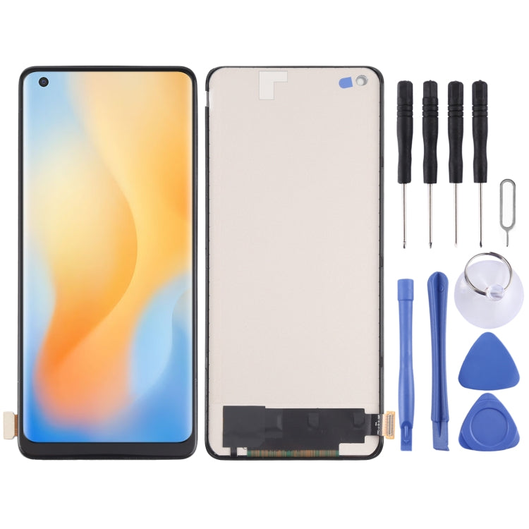 TFT Material LCD Screen and Digitizer Full Assembly (Not Supporting Fingerprint Identification) for vivo X50 Pro V2005A, For vivo X50 Pro (TFT) For vivo X50 Pro (TFT)