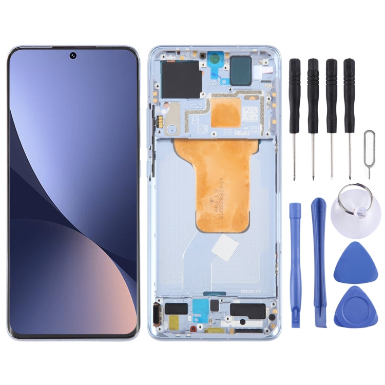 For Xiaomi 12S Original AMOLED Material LCD Screen Digitizer Full Assembly with Frame, For Xiaomi 12S(Original) For Xiaomi 12S(Original) Blue