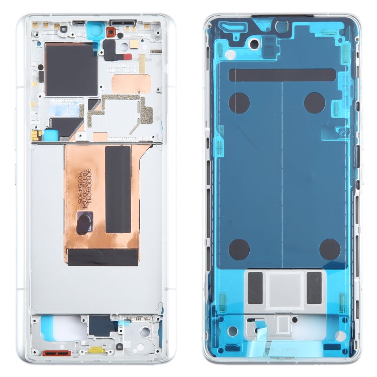 For Xiaomi 13S Ultra Original Front Housing LCD Frame Bezel Plate, For Xiaomi 13 Ultra For Xiaomi 13 Ultra Silver