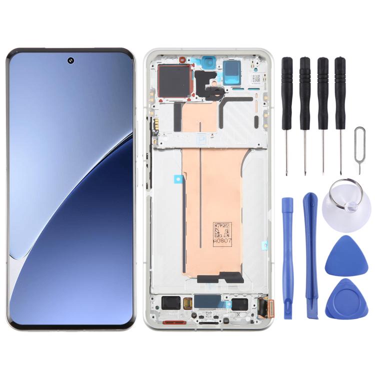 For Xiaomi 15 Pro AMOLED Original LCD Screen Digitizer Full Assembly with Frame, For Xiaomi 15 Pro(Original) For Xiaomi 15 Pro(Original) White