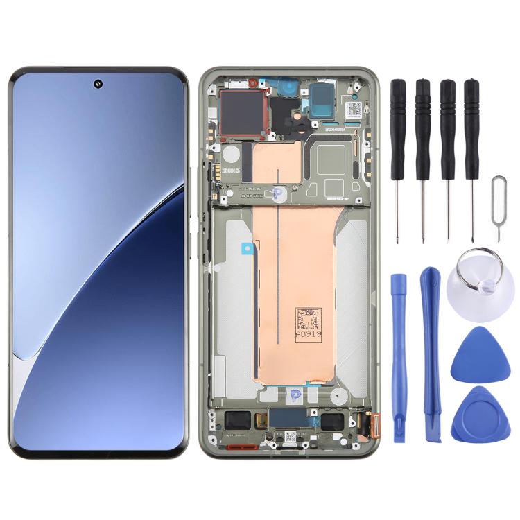 For Xiaomi 15 Pro AMOLED Original LCD Screen Digitizer Full Assembly with Frame, For Xiaomi 15 Pro(Original) For Xiaomi 15 Pro(Original) Green