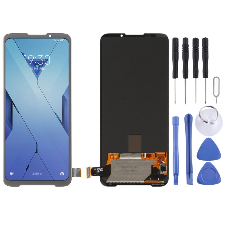 Original AMOLED Material LCD Screen and Digitizer Full Assembly for Xiaomi Black Shark 3S, For Xiaomi Black Shark 3S(AMOLED Material) For Xiaomi Black Shark 3S(AMOLED Material)