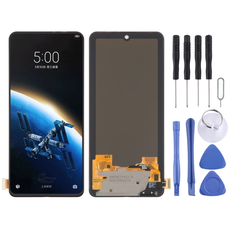 OLED Material LCD Screen with Digitizer Full Assembly, For Xiaomi Black Shark 5 RS, For Xiaomi Black Shark 5 For Xiaomi Black Shark 5 RS