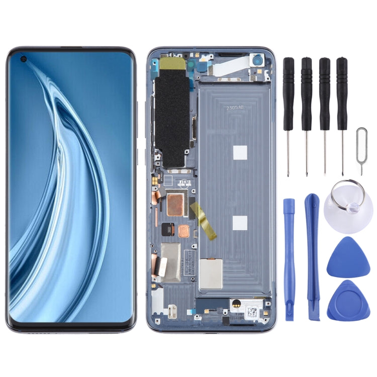 For Xiaomi 10s Original AMOLED LCD Screen Digitizer Full Assembly with Frame, For Xiaomi Mi 10s(Original) For Xiaomi Mi 10s(Original) Black