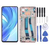 Original LCD Screen and Digitizer Full Assembly With Frame for Xiaomi Mi 11 Lite 4G/11 Lite 5G NE M2101K9AG M2101K9AI, For Xiaomi Mi 11 Lite 4G (Original) For Xiaomi Mi 11 Lite 4G (Original) Gold
