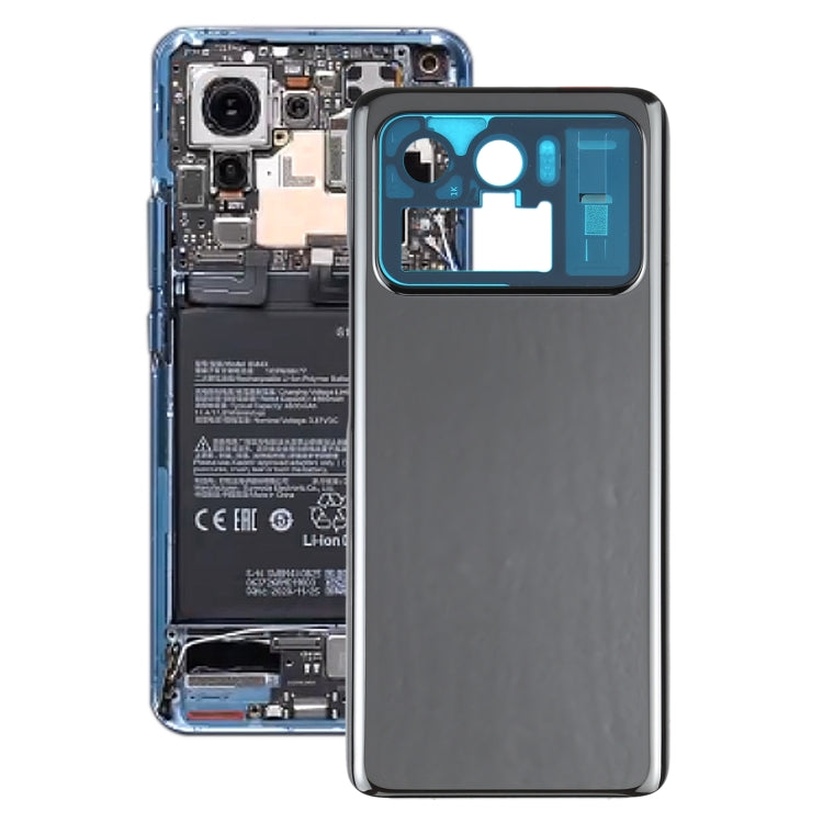 Original Ceramics Battery Back Cover for Xiaomi Mi 11 Ultra M2102K1G, For Xiaomi Mi 11 Ultra (Original) For Xiaomi Mi 11 Ultra (Original) Black