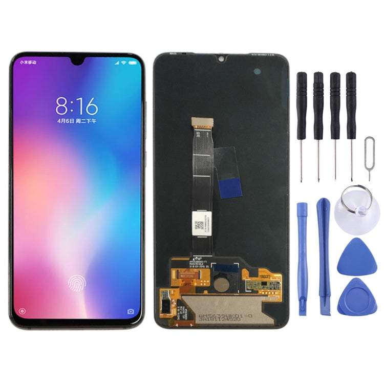 OLED Material LCD Screen and Digitizer Full Assembly for Xiaomi Mi 9, For Xiaomi Mi 9 (OLED) For Xiaomi Mi 9 (OLED)