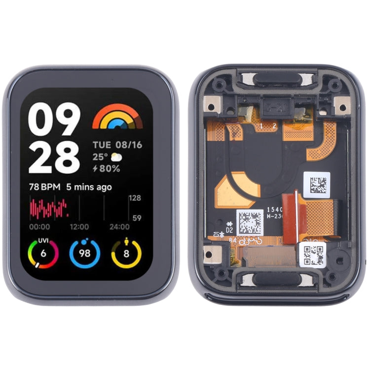 For Xiaomi Mi Band 8 Pro Original LCD Screen Digitizer Full Assembly with Frame, For Xiaomi Mi Band 8 Pro(Original) For Xiaomi Mi Band 8 Pro(Original) Black