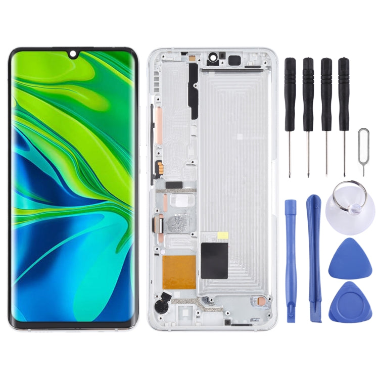 Original LCD Screen and Digitizer Full Assembly With Frame for Xiaomi Mi CC9 Pro / Mi Note 10 / Mi Note 10 Pro, For Xiaomi Mi CC9 Pro, For Xiaomi Mi CC9 Pro(Green), For Xiaomi Mi CC9 Pro (White) For Xiaomi Mi CC9 Pro (White) White