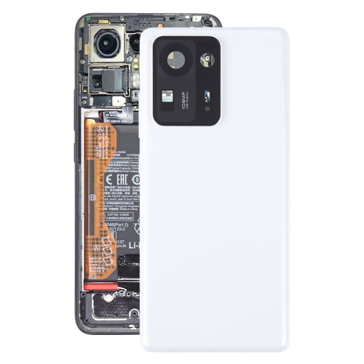 For Xiaomi Mi Mix 4 Original Battery Back Cover, For Xiaomi Mi Mix 4 For Xiaomi Mi Mix 4 White