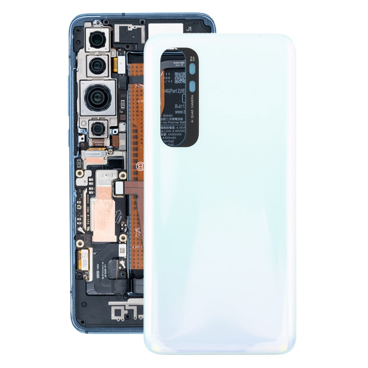 Original Battery Back Cover for Xiaomi Mi Note 10 Lite M2002F4LG M1910F4G, For Xiaomi Mi Note 10 Lite(Original) For Xiaomi Mi Note 10 Lite(Original) White
