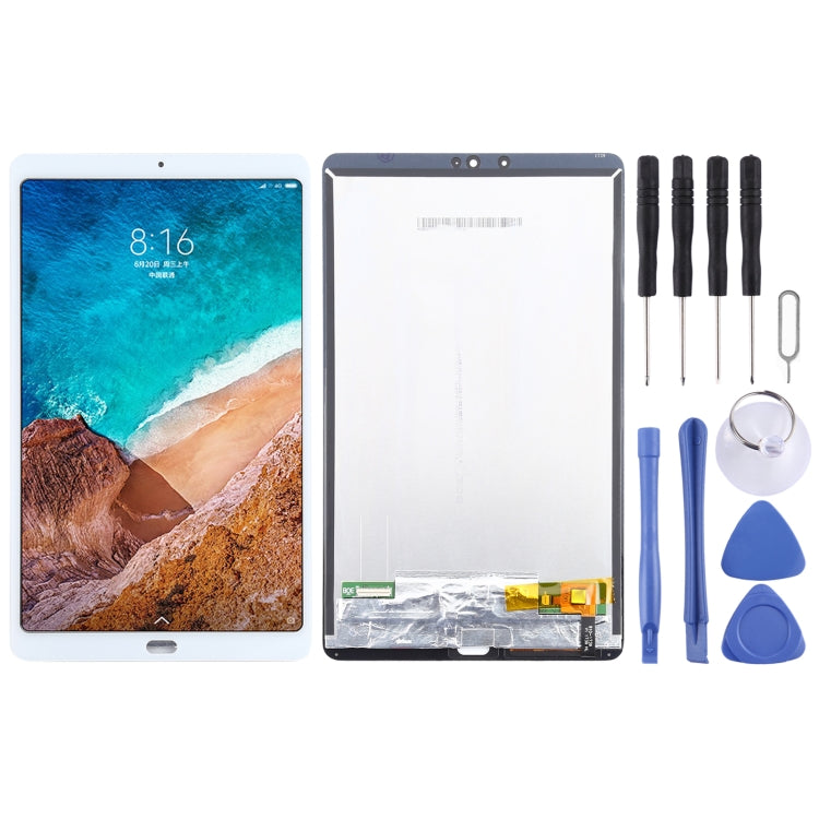 LCD Screen and Digitizer Full Assembly for Xiaomi Mi Pad 4 Plus, For Xiaomi Mi Pad 4 Plus For Xiaomi Mi Pad 4 Plus White