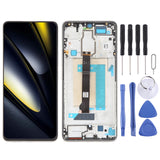 For Xiaomi Poco F6 Original LCD Screen Digitizer Full Assembly with Frame, For Xiaomi Poco F6(Original) For Xiaomi Poco F6(Original) Silver