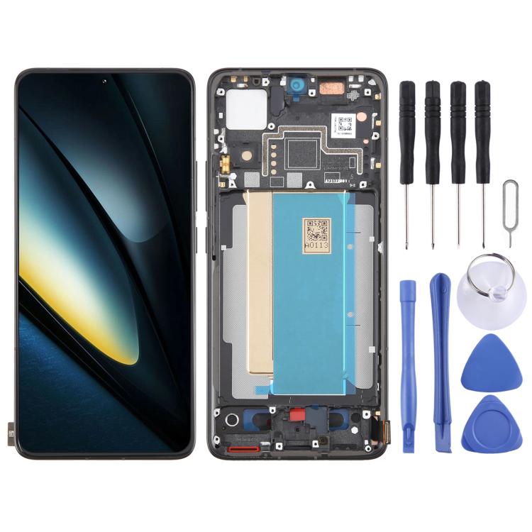 For Xiaomi Poco F6 Pro AMOLED Original LCD Screen Digitizer Full Assembly with Frame, For Xiaomi Poco F6 Pro(Original) For Xiaomi Poco F6 Pro(Original) Black