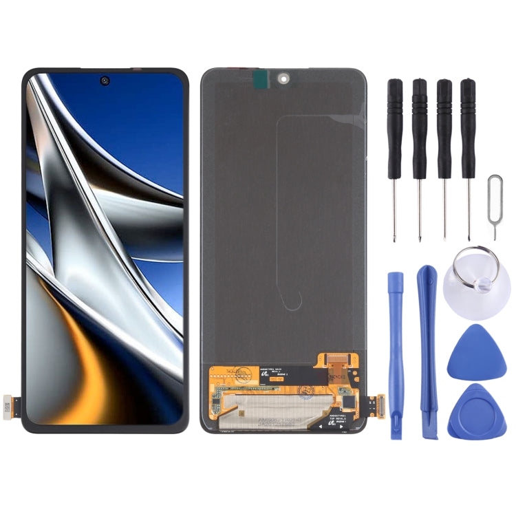AMOLED Material Original LCD Screen and Digitizer Full Assembly for Xiaomi Poco X4 Pro 5G, For Xiaomi Poco X4 Pro 5G(AMOLED) For Xiaomi Poco X4 Pro 5G(AMOLED)