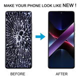 For Xiaomi Poco X7 Pro AMOLED Original LCD Screen Digitizer Full Assembly with Frame, For Xiaomi Poco X7 Pro(Original)