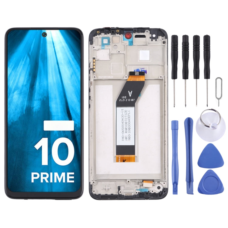 Original LCD Screen and Digitizer Full Assembly with Frame For Xiaomi Redmi 10 Prime, For Xiaomi Redmi 10 Prime For Xiaomi Redmi 10 Prime