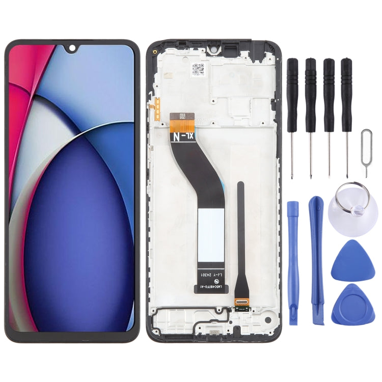 Original LCD Screen Digitizer Full Assembly with Frame, For Xiaomi Redmi A3 Pro, For Xiaomi Poco C75, For Xiaomi Redmi 14R, For Xiaomi Redmi 14C 4G For Xiaomi Redmi A3 Pro