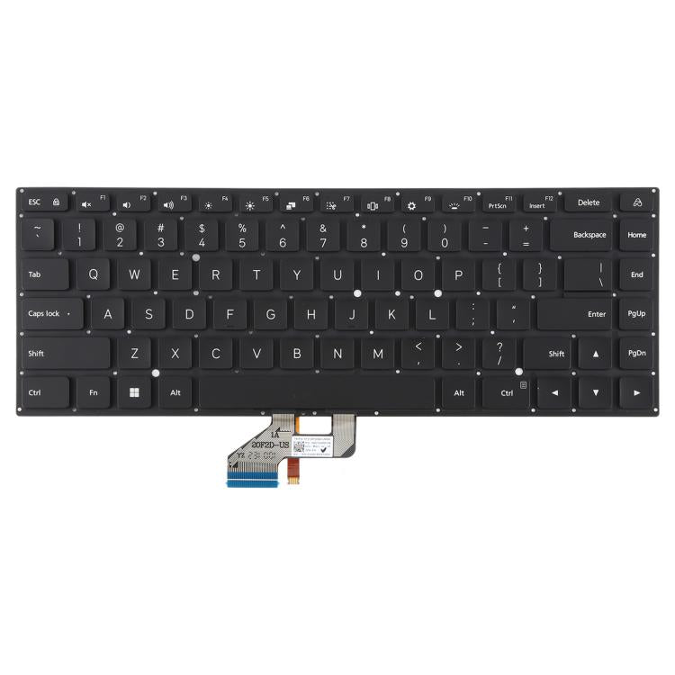 US Version Backlit Laptop Keyboard for Xiaomi Redmi Book 16 2024 2025 Z3725, For Xiaomi Redmi Book 16 2024 2025