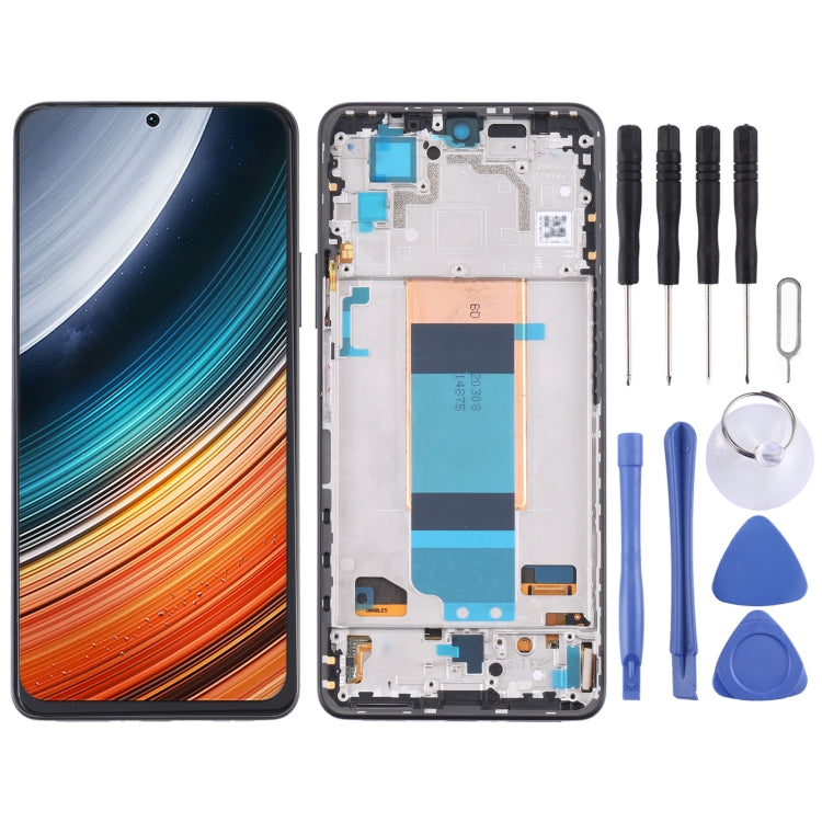 Original LCD Screen and Digitizer Full Assembly with Frame for Xiaomi Redmi K40S, For Xiaomi Redmi K40S (Original) For Xiaomi Redmi K40S (Original) Black
