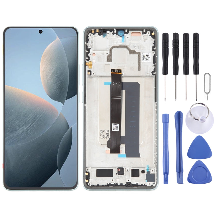 For Xiaomi Redmi K70E Original LCD Screen Digitizer Full Assembly with Frame, For Xiaomi Redmi K70E(Original) For Xiaomi Redmi K70E(Original) Green
