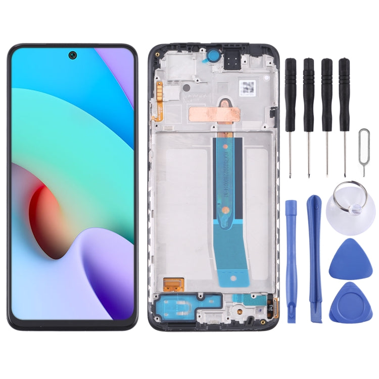 Original AMOLED LCD Screen and Digitizer Full Assembly with Frame for Xiaomi Redmi Note 11 4G 2201117TG, For Xiaomi Redmi Note 11 4G 2201117TG (Original) For Xiaomi Redmi Note 11 4G 2201117TG (Original)