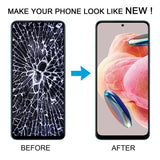 OLED Material LCD Screen Digitizer Full Assembly with Frame, For Xiaomi Redmi Note 12 4G, For Xiaomi Poco X5, For Xiaomi Redmi Note 12 5G