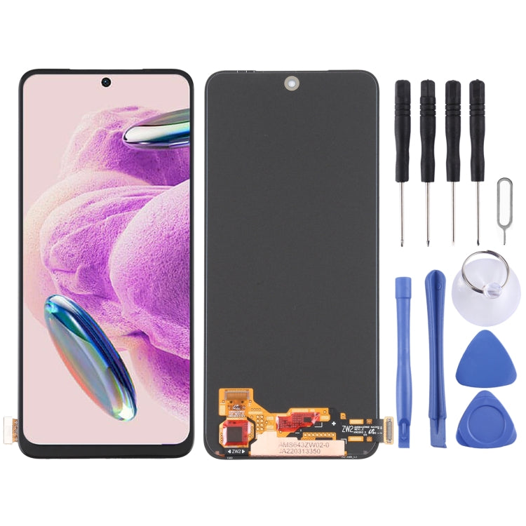 For Xiaomi Redmi Note 12S AMOLED Material Original LCD Screen and Digitizer Full Assembly, For Xiaomi Redmi Note 12S(AMOLED Original) For Xiaomi Redmi Note 12S(AMOLED Original)