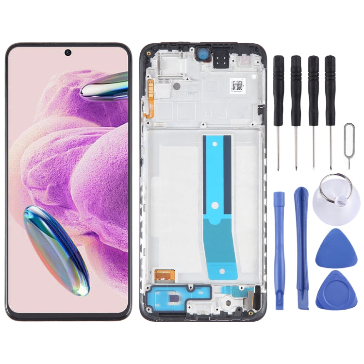 For Xiaomi Redmi Note 12S OLED Material LCD Screen Digitizer Full Assembly with Frame, For Xiaomi Redmi Note 12S(OLED) For Xiaomi Redmi Note 12S(OLED)