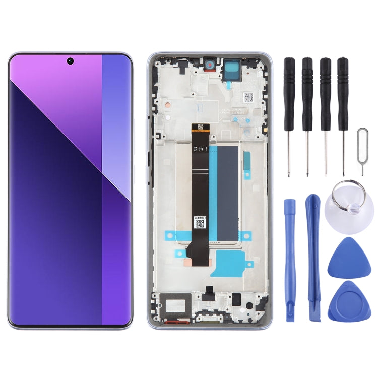For Xiaomi Redmi Note 13 Pro+ Original AMOLED Material LCD Screen Digitizer Full Assembly with Frame, For Xiaomi Redmi Note 13 Pro+(Original) For Xiaomi Redmi Note 13 Pro+(Original) Purple
