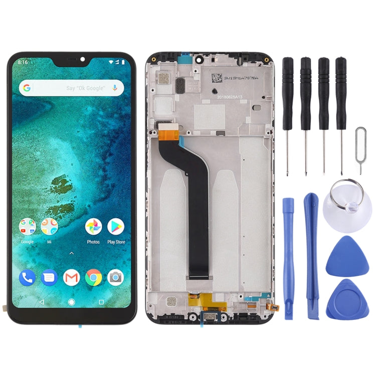 LCD Screen and Digitizer Full Assembly with Frame for Xiaomi Redmi 6 Pro / A2 Lite, For Xiaomi Redmi Note 6 Pro For Xiaomi Redmi Note 6 Pro