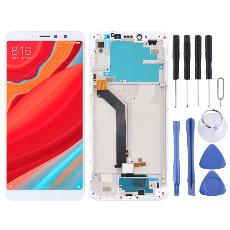 LCD Screen and Digitizer Full Assembly with Frame for Xiaomi Redmi S2 / Y2, For Xiaomi Redmi S2, For Redmi S2 For Redmi S2 White