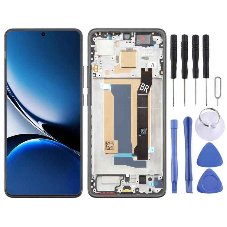 For Xiaomi Redmi Turbo 4 AMOLED Original LCD Screen Digitizer Full Assembly with Frame, For Xiaomi Redmi Turbo 4(Original) For Xiaomi Redmi Turbo 4(Original) Black