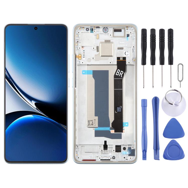 For Xiaomi Redmi Turbo 4 AMOLED Original LCD Screen Digitizer Full Assembly with Frame, For Xiaomi Redmi Turbo 4(Original) For Xiaomi Redmi Turbo 4(Original) Blue