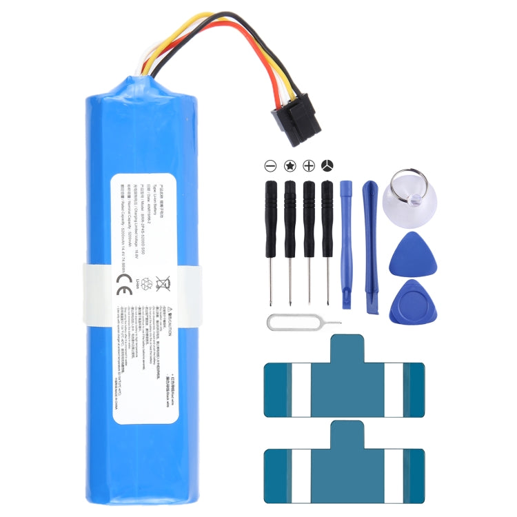 Sweeper Battery Replacement, For Xiaomi Roborock S50 S51 S55 T60 5200mAh, For Xiaomi MiJIA Puppy R30 R35 2500mAh For Xiaomi Roborock S50 S51 S55 T60 5200mAh