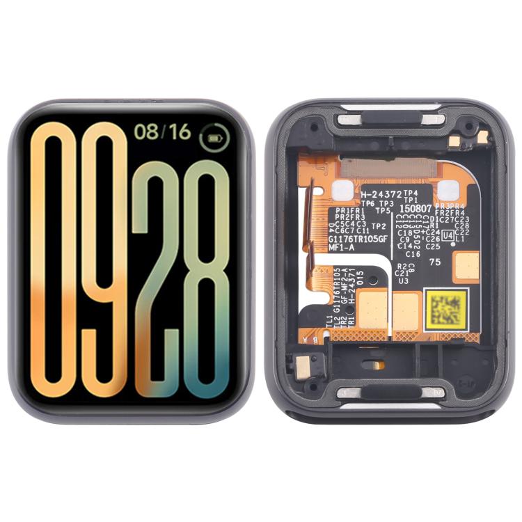For Xiaomi Smart Band 9 Pro Original LCD Screen with Frame, For Xiaomi Smart Band 9 Pro (Original) For Xiaomi Smart Band 9 Pro (Original) Black
