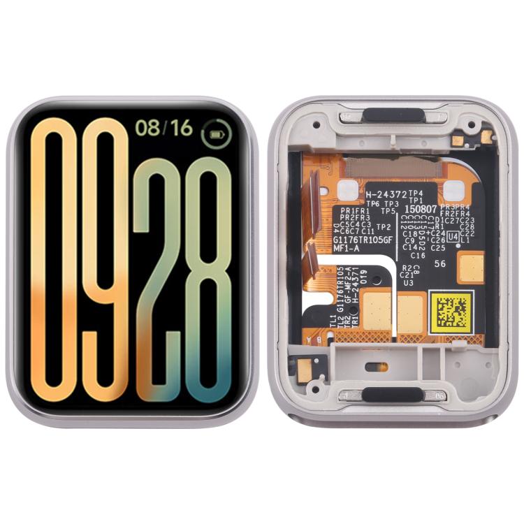 For Xiaomi Smart Band 9 Pro Original LCD Screen with Frame, For Xiaomi Smart Band 9 Pro (Original) For Xiaomi Smart Band 9 Pro (Original) Silver