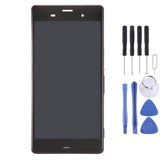 LCD Display + Touch Panel with Frame for Sony Xperia Z3 (Dual SIM Version) / D6633 / L55U, For Xperia Z3 For Xperia Z3 Black