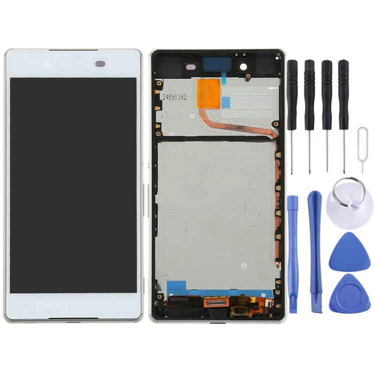 LCD Screen and Digitizer Full Assembly with Frame for Sony Xperia Z4, For Xperia Z4, For Xperia Z4 OEM For Xperia Z4 White