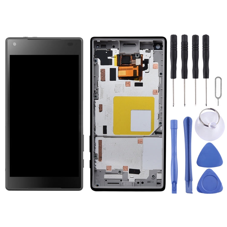 LCD Screen and Digitizer Full Assembly with Frame for Sony Xperia Z5 Compact / E5803 / E5823 / Z5 mini, For Xperia Z5 Compact OEM, Xperia Z5 Compact, Xperia Z5 Compact (Yellow)